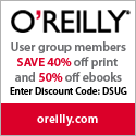 O'Reilly Book Discounts user groups discount code 